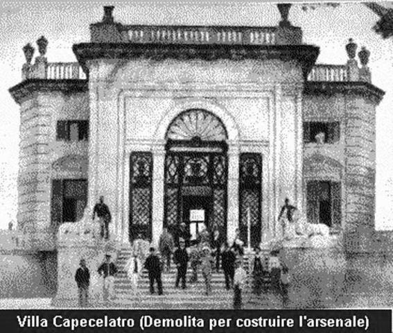 1875 Villa Capecelatro (ora ospedale militare)1