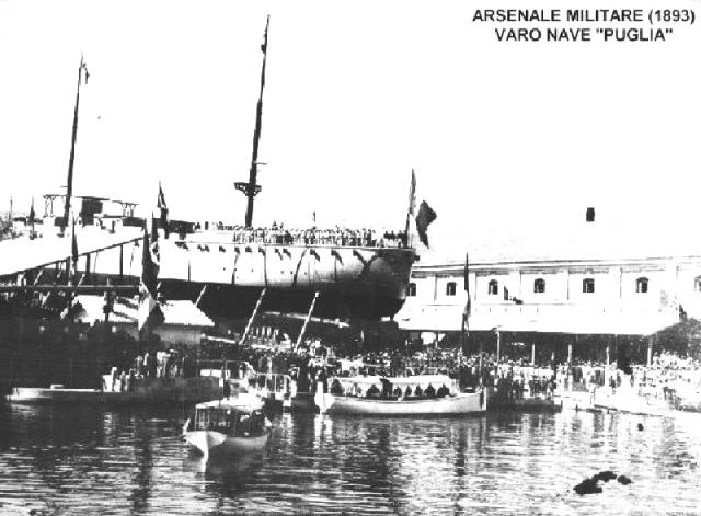 1893 Arsenale- Varo nave Puglia1