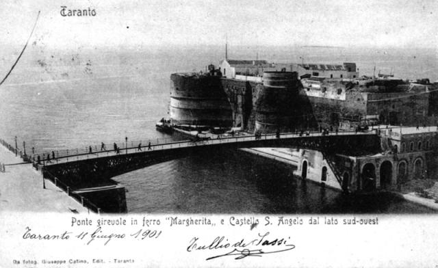 1901 Ponte girevole in ferro Margherita